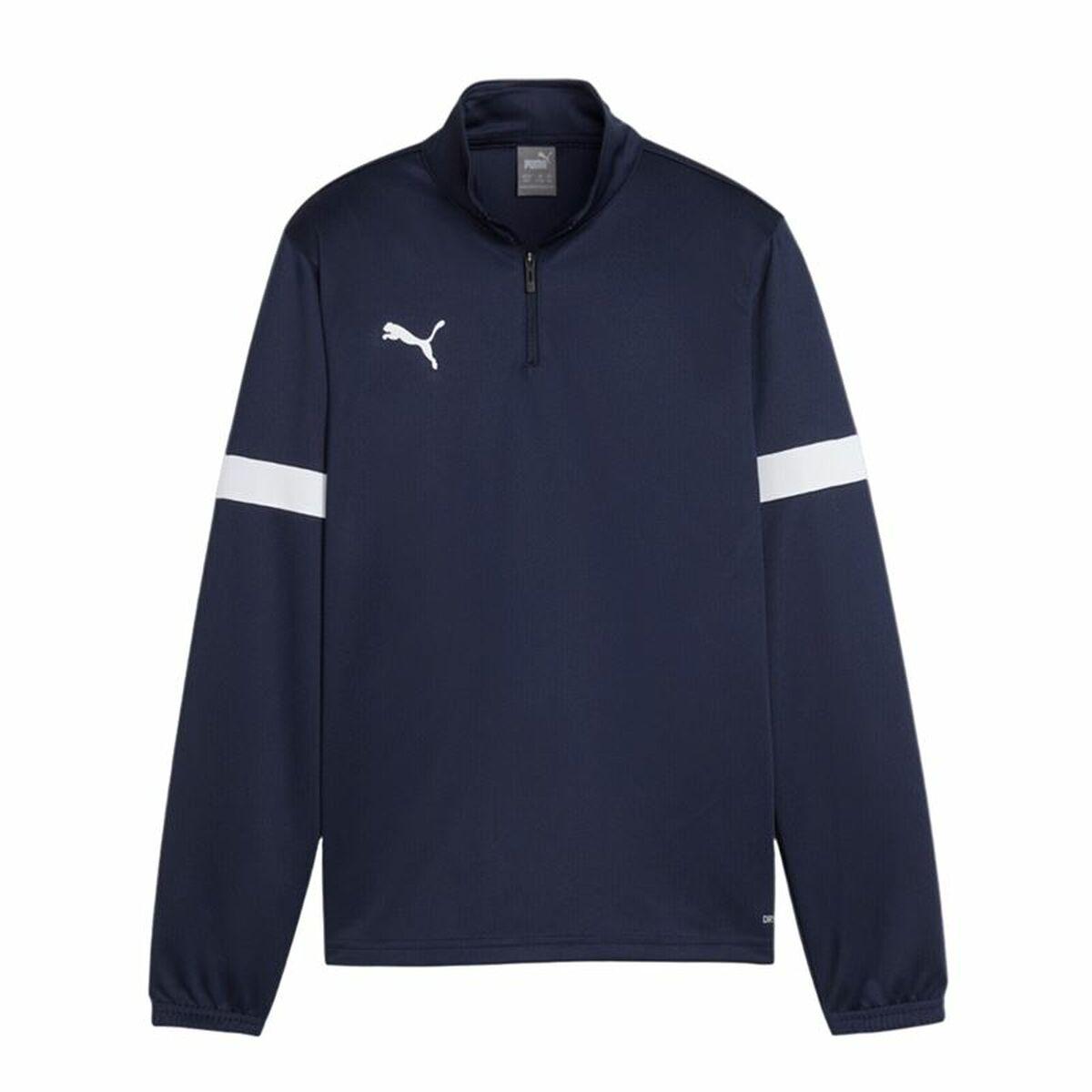 Puma individualRISE 1/4 Zip sweatshirt til børn, navy (13-14 år)