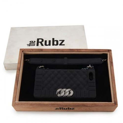 TheRubz mobilcover til iPhone 5 - Sort (naturgummi)