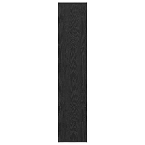 Bogskab Sort eg 132 x 29 x 141.5 cm Konstrueret træ