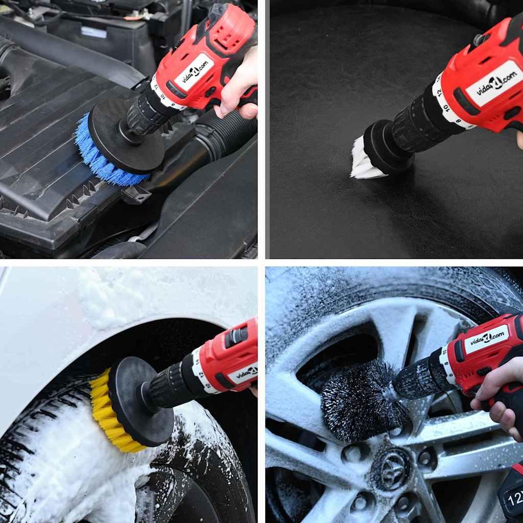 Sæt af bløde og hårde rengøringsbørster 12 stk 12 stk