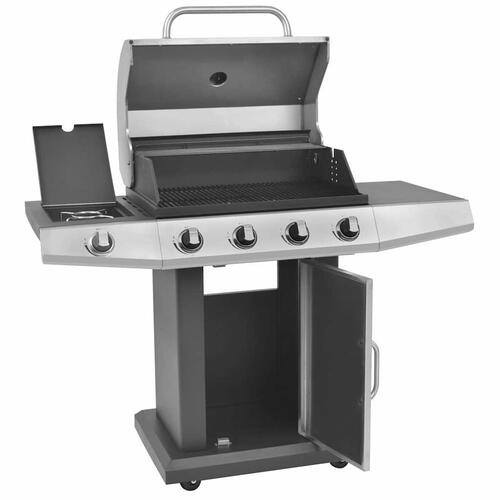 Gasgrill Sølv 132 x 61 x 118 cm Rustfrit stål