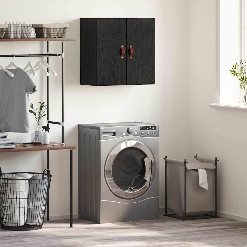 Vægskab Vægmonteret Sort eg 60 x 31 x 60 cm Konstrueret træ