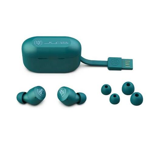 JLab trådløse in‑ear høretelefoner (grøn) - Bluetooth 5.1, TWS