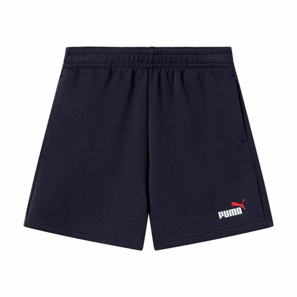 Puma Essentials 2 Color shorts - marineblå, børn/unisex 13-14 år