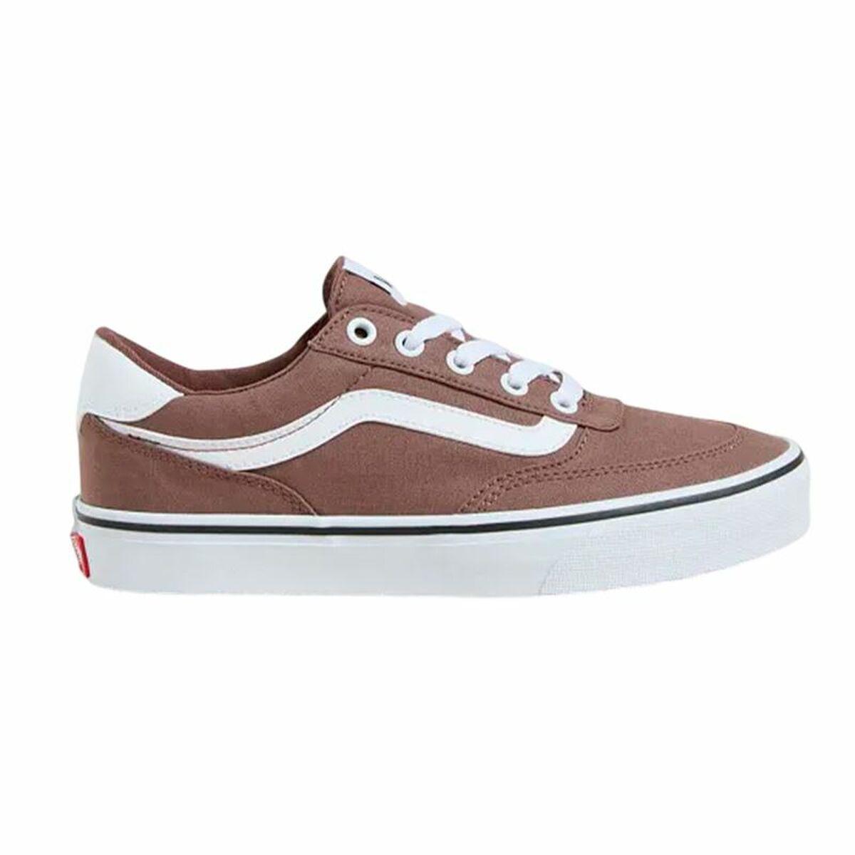 Vans Brooklyn LS Canvas damesneakers - Deep Brun, str. 36,5