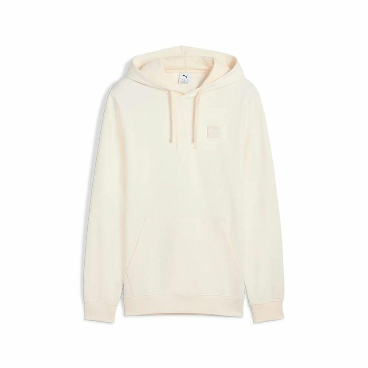 Puma Essentials Elevated sweatshirt til mænd - hvid, M