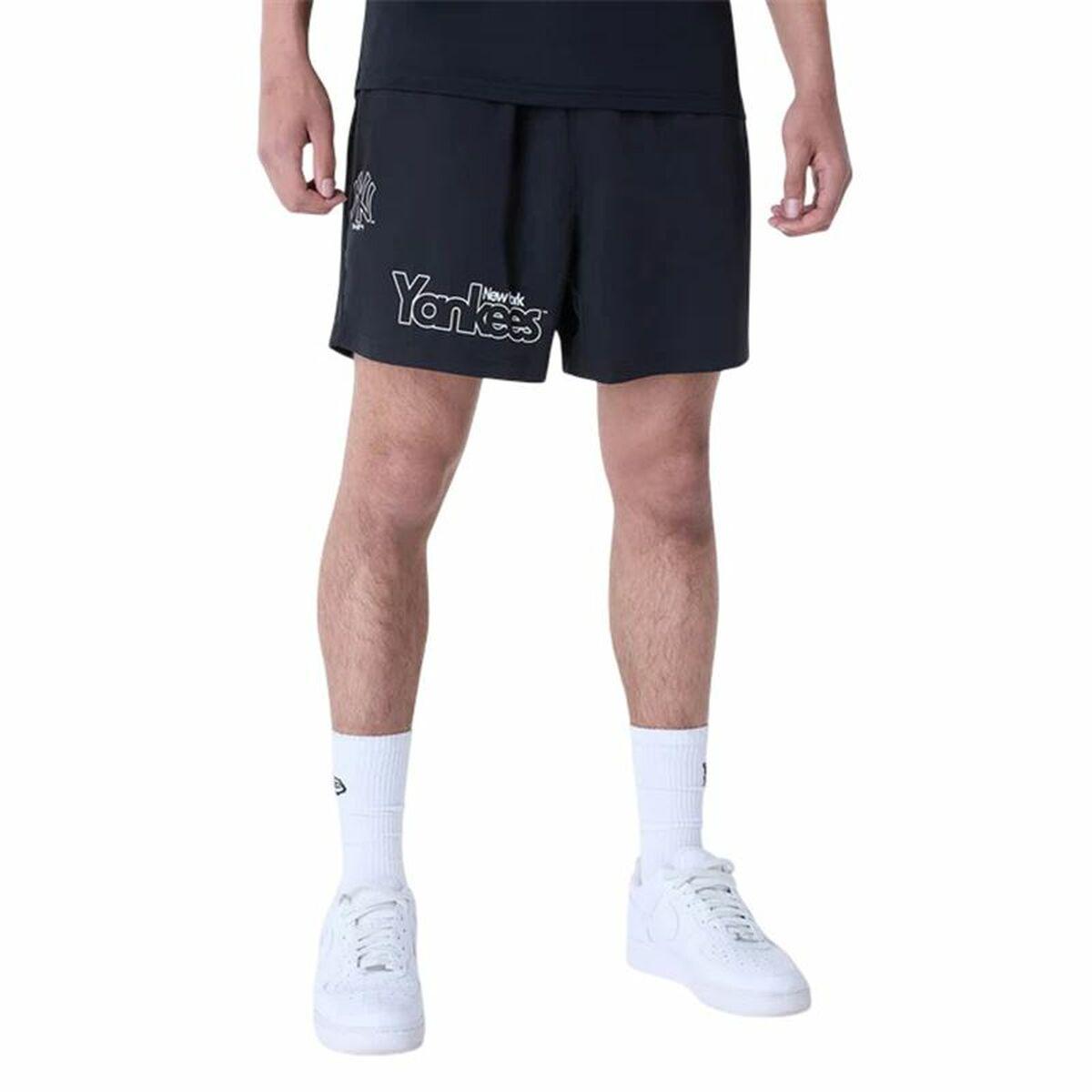 New Era New York Yankees basketballshorts til mænd - Sort (M)