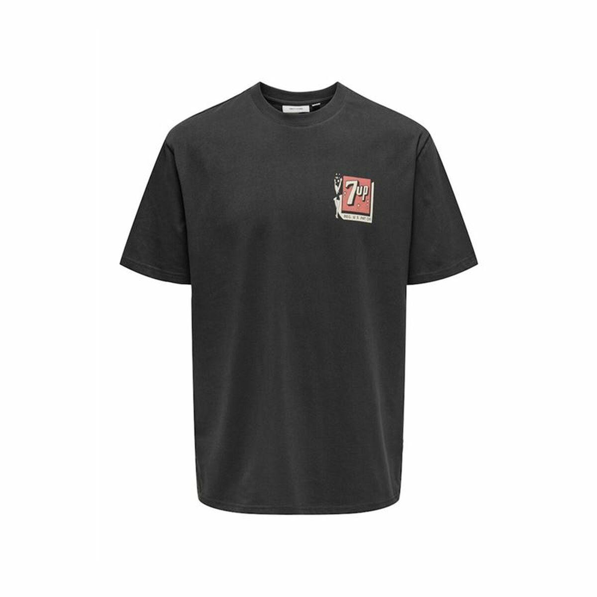 Only & Sons Ons7Up Rlx Ss T-shirt til mænd - Sort, XXL