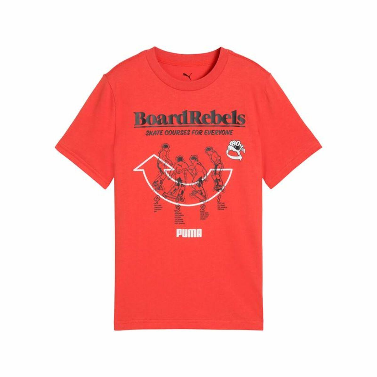 Puma Mid90s Graphic Tee I - kortærmet T-shirt til børn, 15-16 år