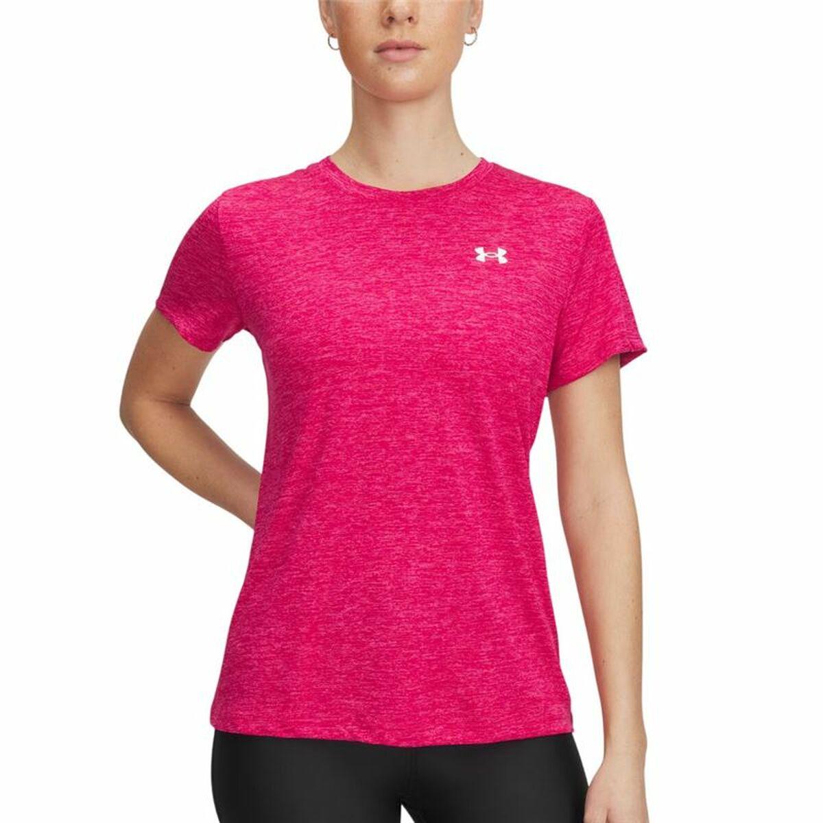 Under Armour Tech SSC Twist T-shirt til mænd - Pink, M