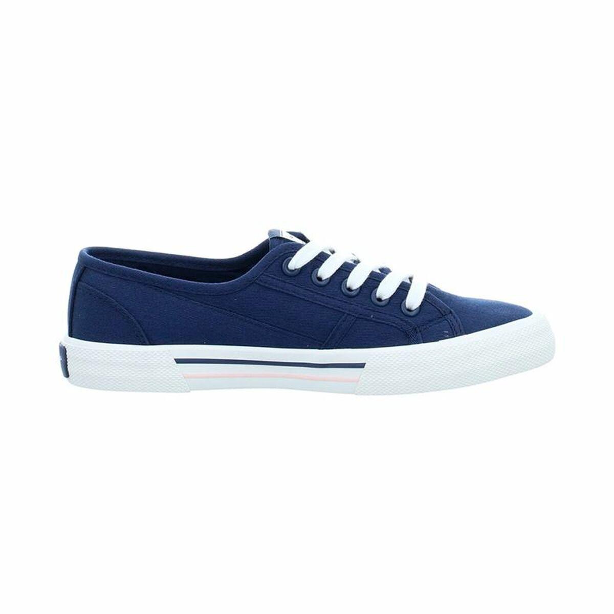Pepe Jeans Brady Basic dame-sneakers - mørkeblå, str. 38