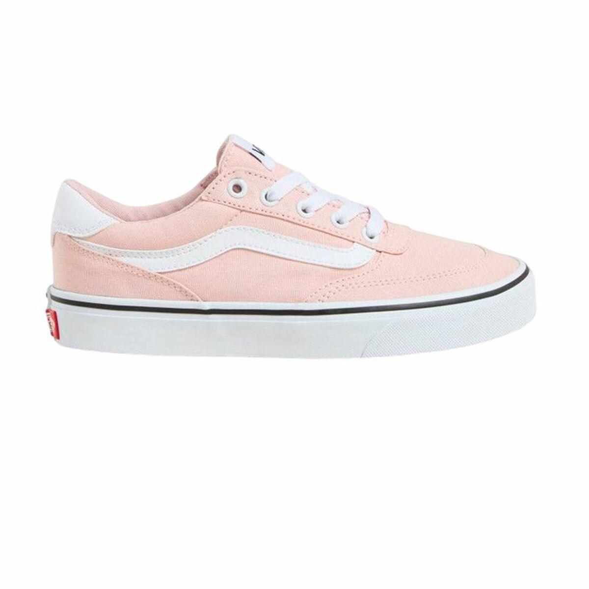 Vans Brooklyn LS Canvas damesneakers - Pink (str. 37)