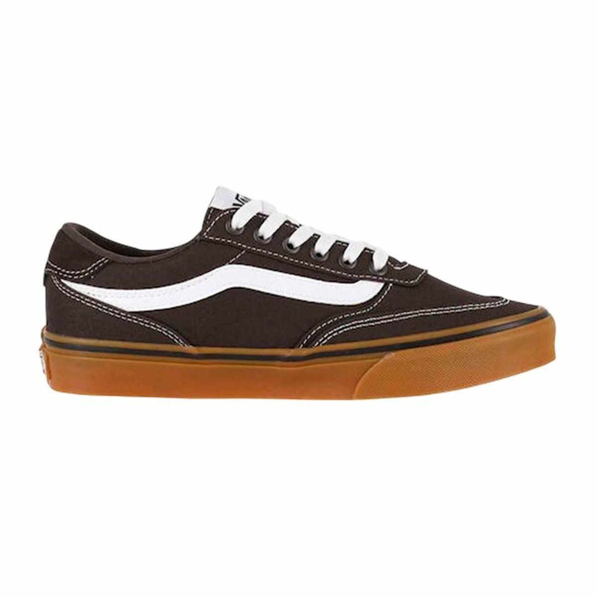 Vans herre sneakers Brooklyn LS Cgum Turki - mørkerød, str. 40