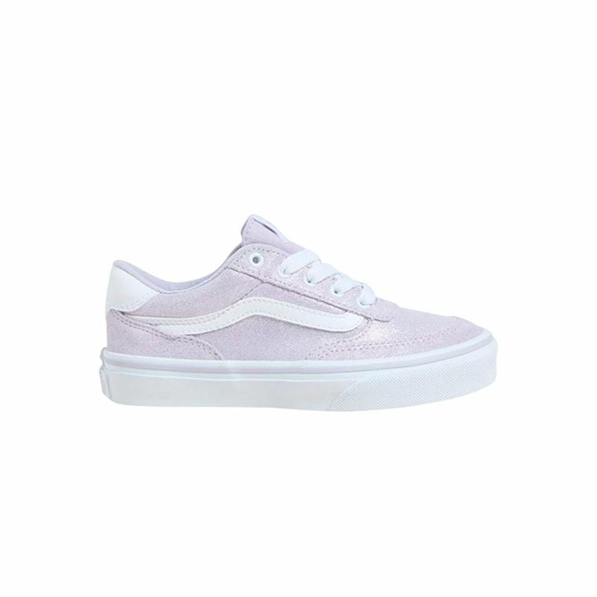 Vans Brooklyn LS Foil pink - børnesneakers str. 33