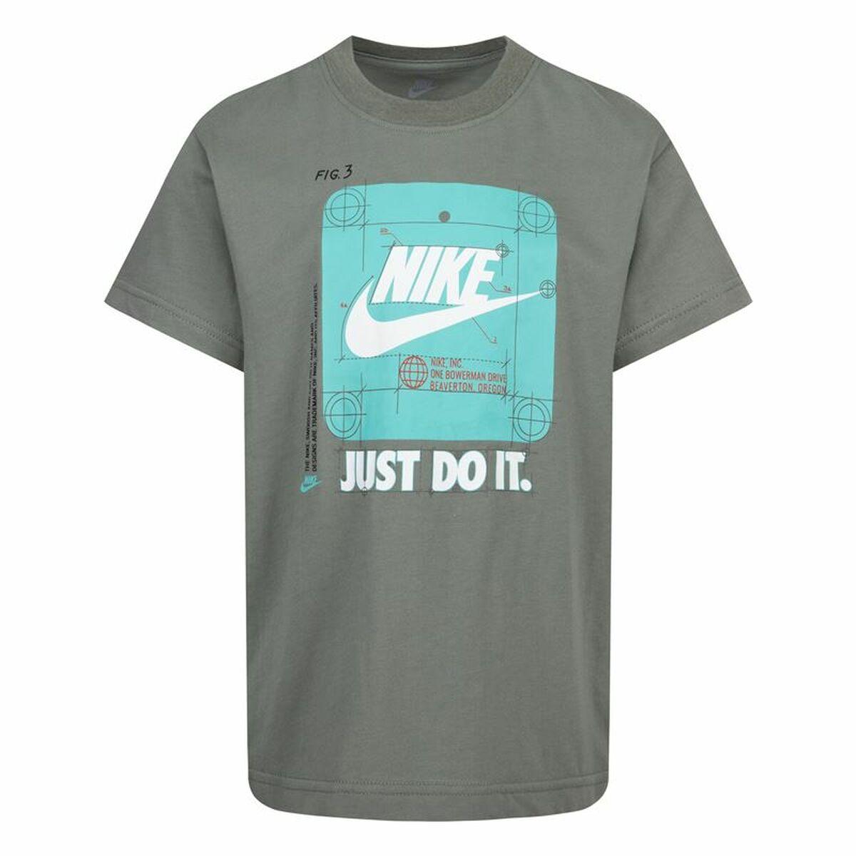 Nike Future Utility T-shirt til drenge, kortærmet - mørkegrå (4-5 år)