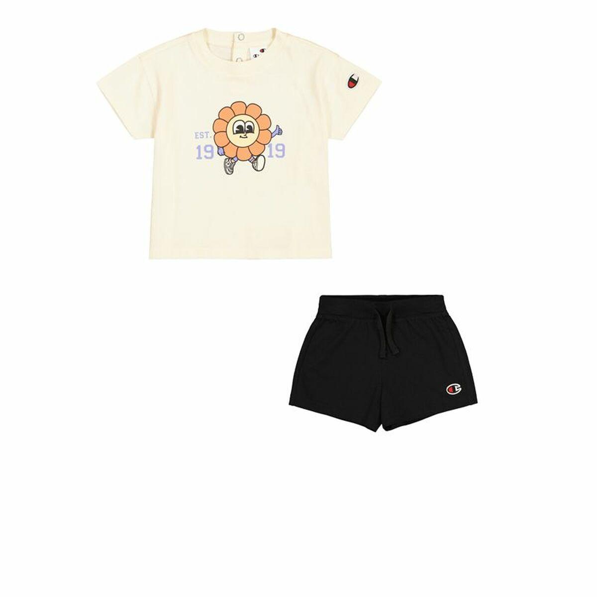 Champion sportssæt til baby/børn - Hvid/Sort, 2-3 år