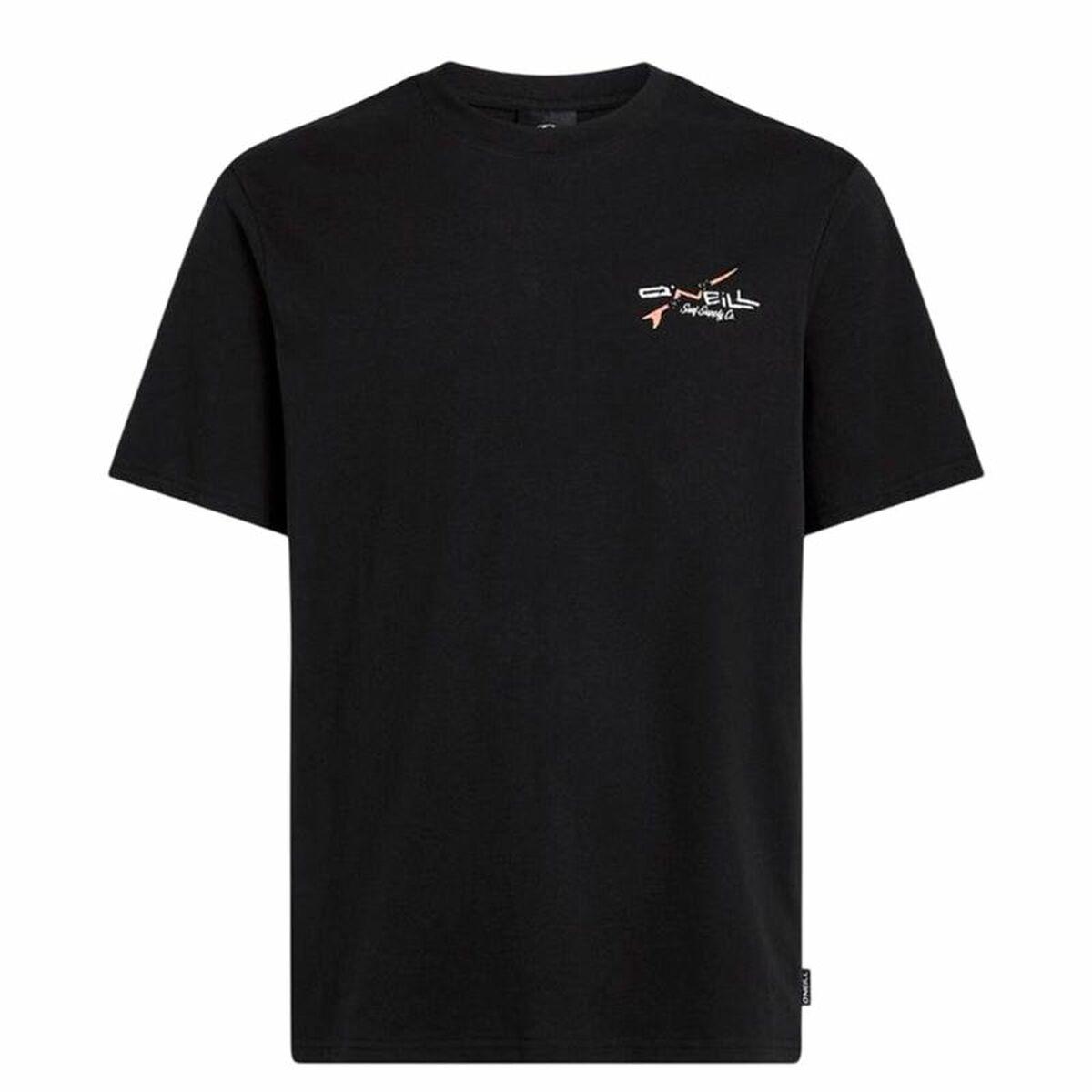 O'Neill herre T-shirt - Retro Back Print, sort (L)