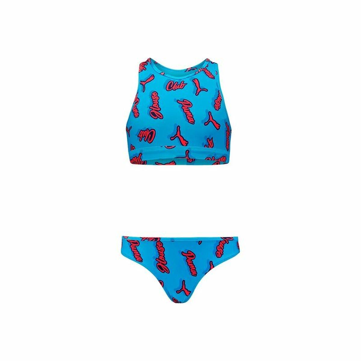 Puma bikini til piger - Printed Set, Indigo (9-10 år)