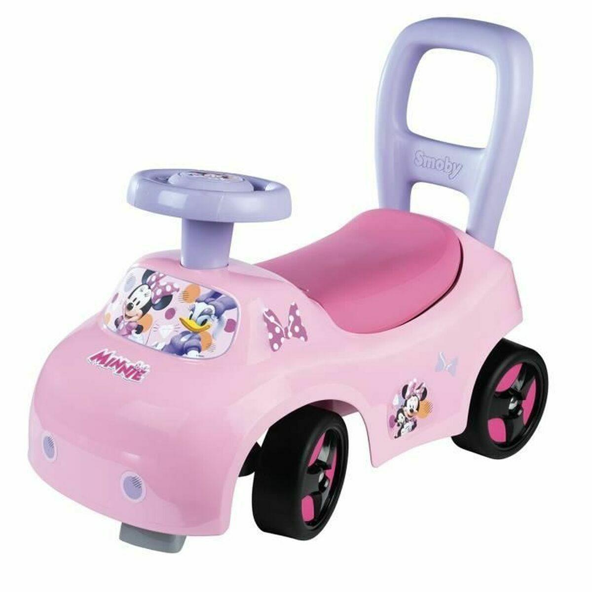 Smoby gåbil 2-i-1 - pink med Minnie motiver