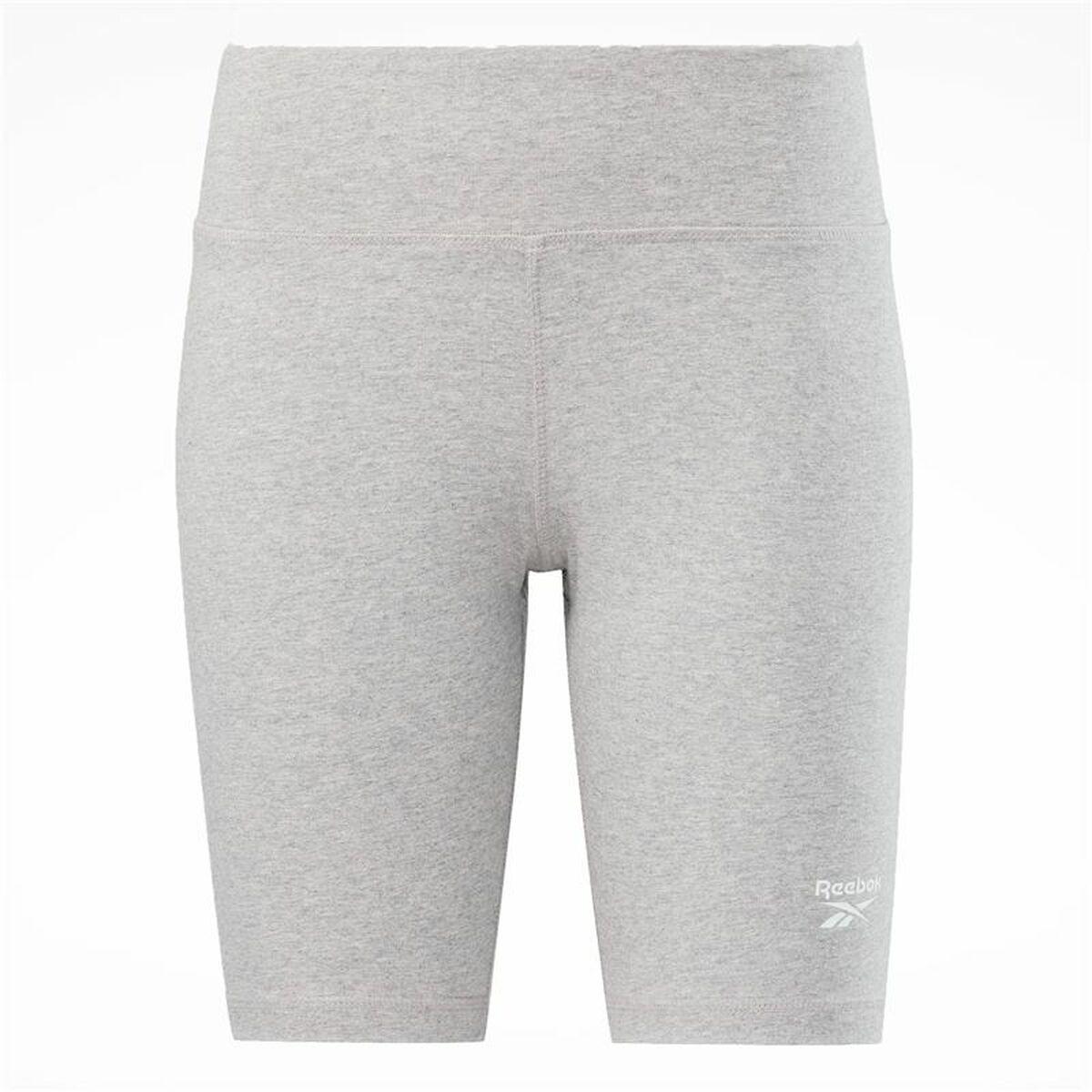 Reebok Identity SL Fitted Short - korte sport leggings, grå (dame, XS)