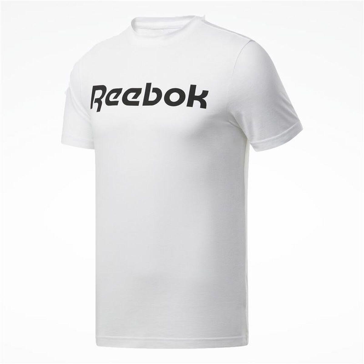 Reebok Graphic Series Linear Logo T-shirt til mænd - Hvid, 2XL