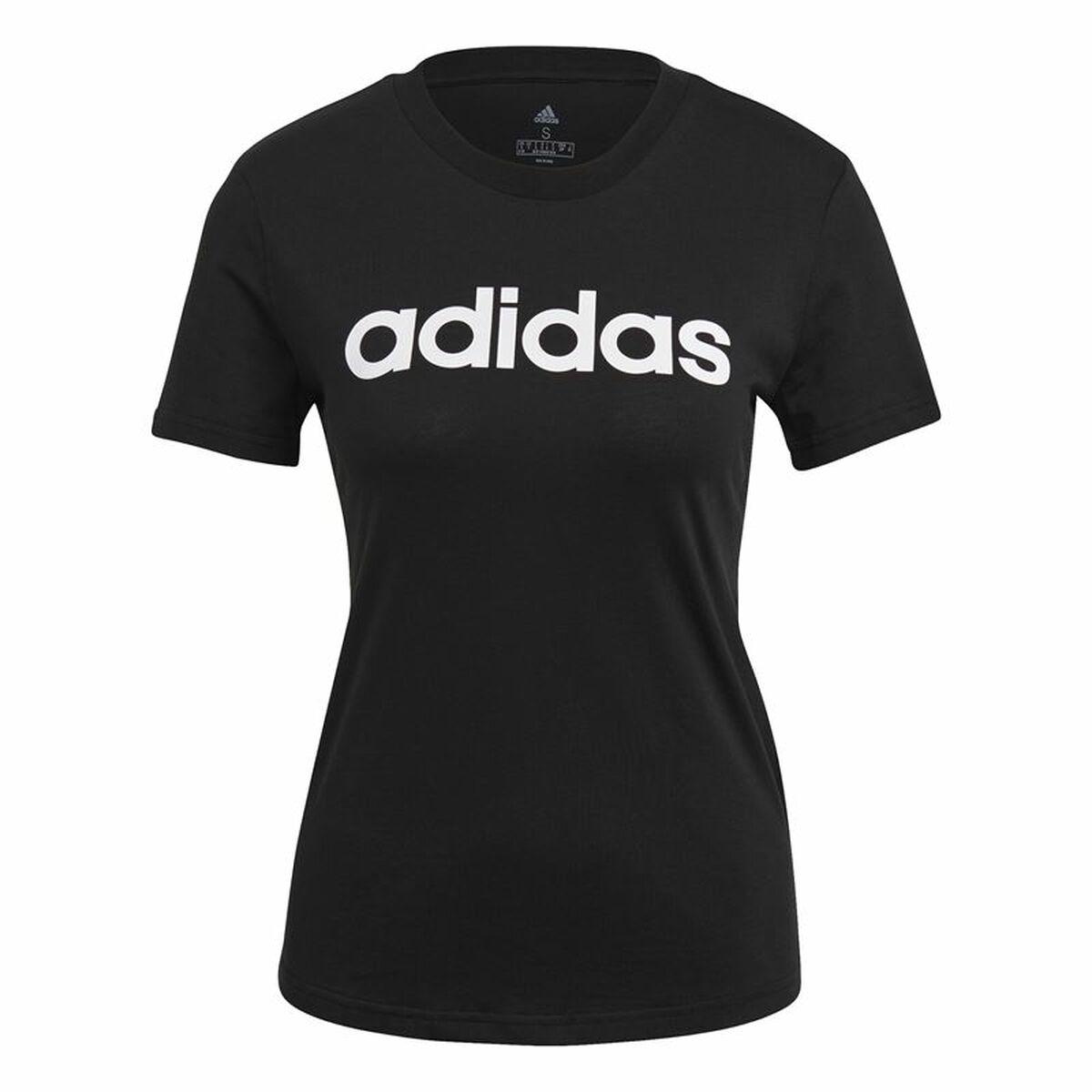 Adidas Lin T kortærmet T-shirt dame - sort (XS)