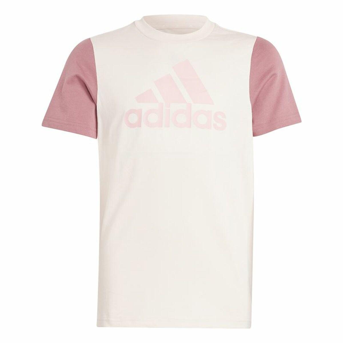 Adidas Essentials Big Logo Colorblock T-shirt til børn, kortærmet (11-12 år)