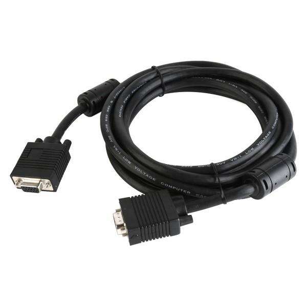 VGA-kontakt med 2 porte GEMBIRD CC-PPVGA Sort - 3 m