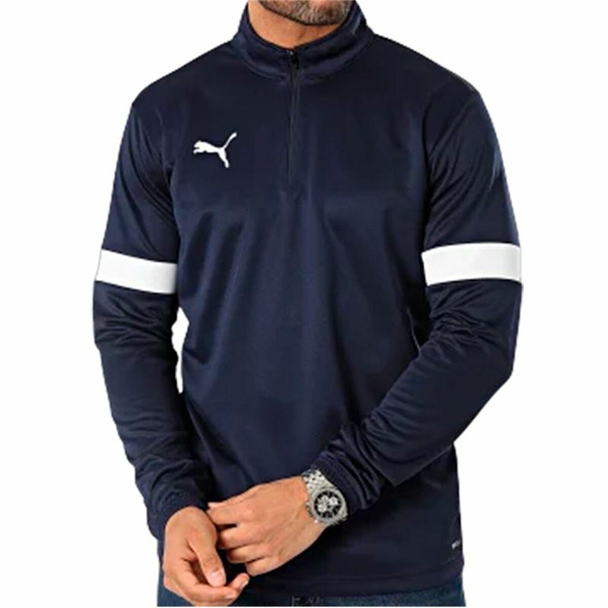 Puma individualRISE 1/4 Zip sweatshirt til mænd - Navy (XL)