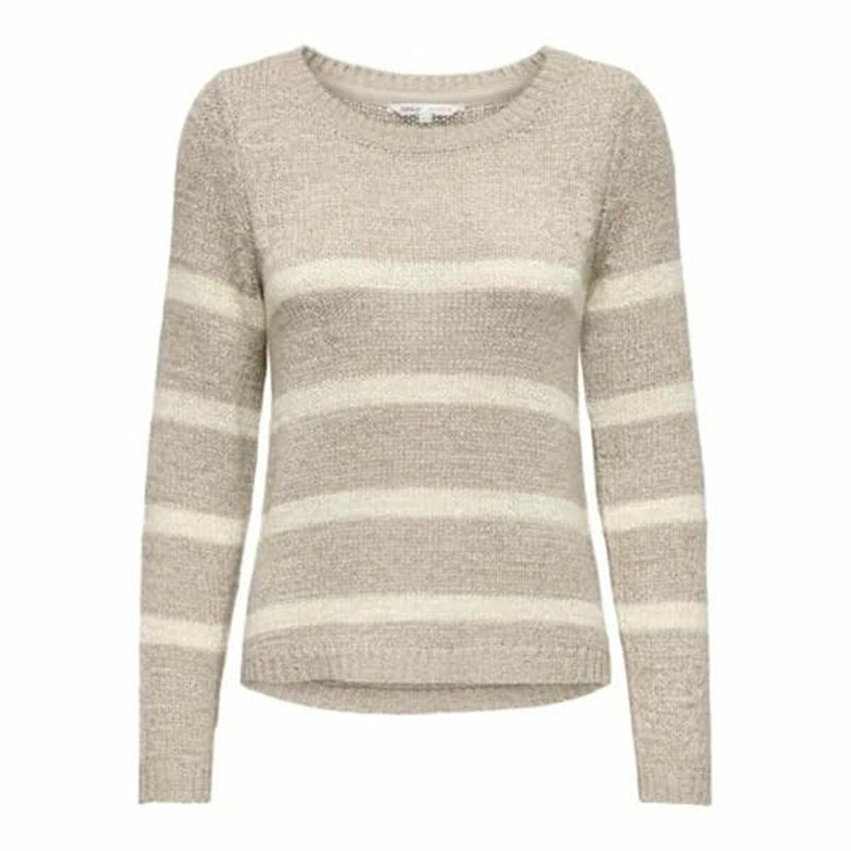 Only Onlgeena XO pullover til kvinder - stribet sweatshirt, str. L