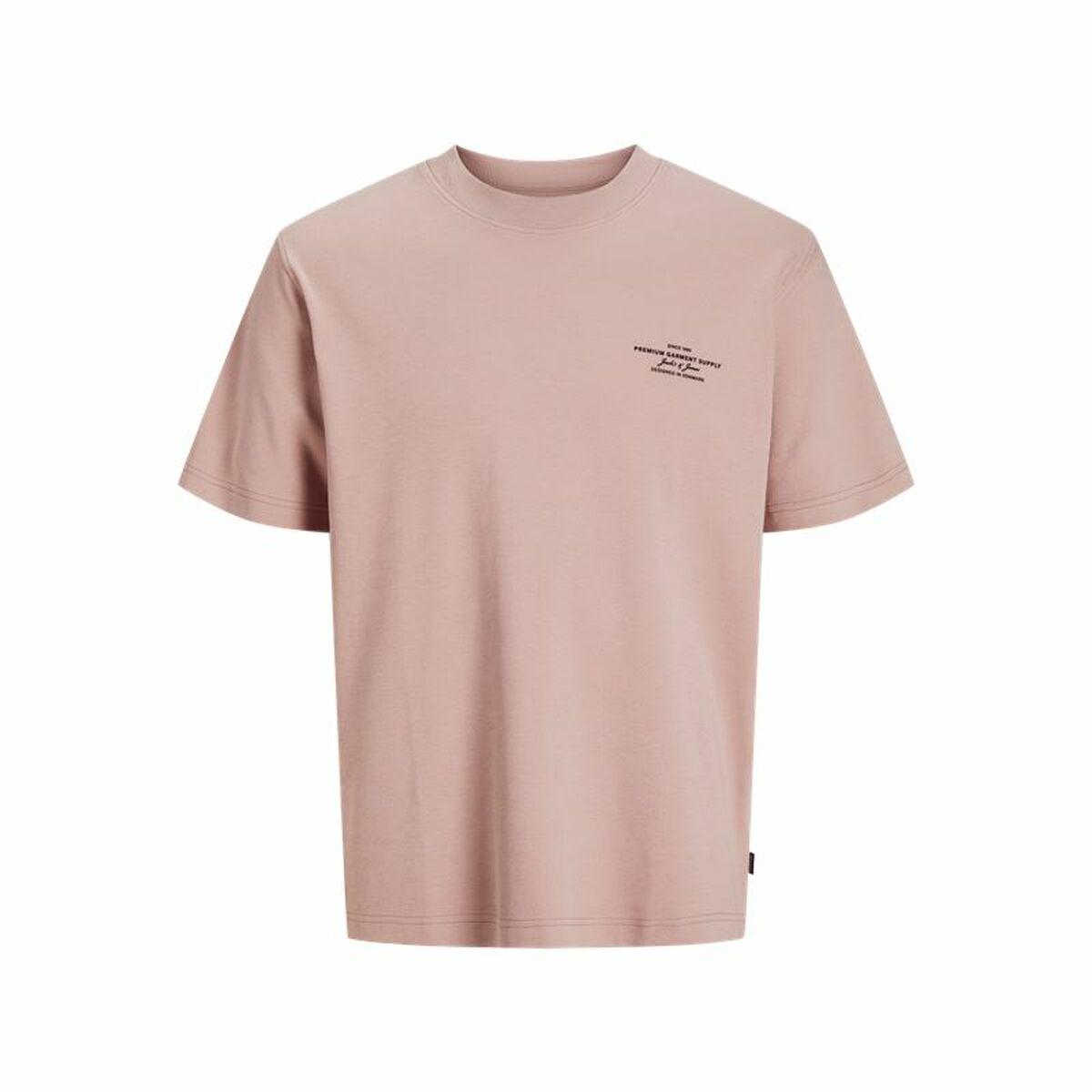Jack & Jones kortærmet T-shirt til mænd - JPRBLACHAD Brandingw Neck, str. S