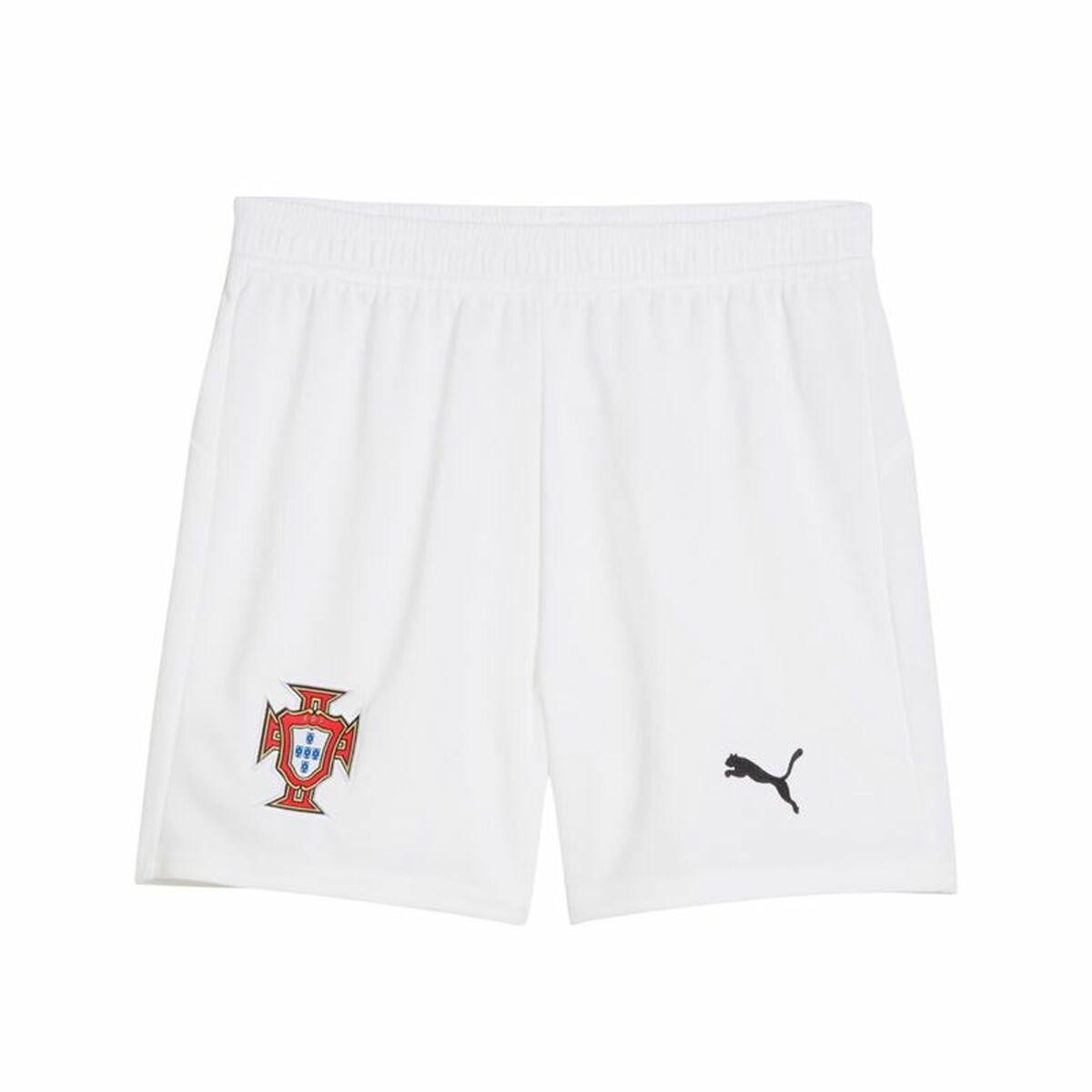 Puma Portugal fodboldshorts til børn, hvid (11-12 år)