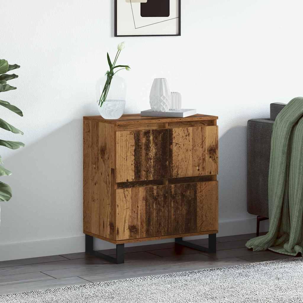 Sideboard med opbevaring med dør Brun 60 x 35 x 70 cm Konstrueret træ