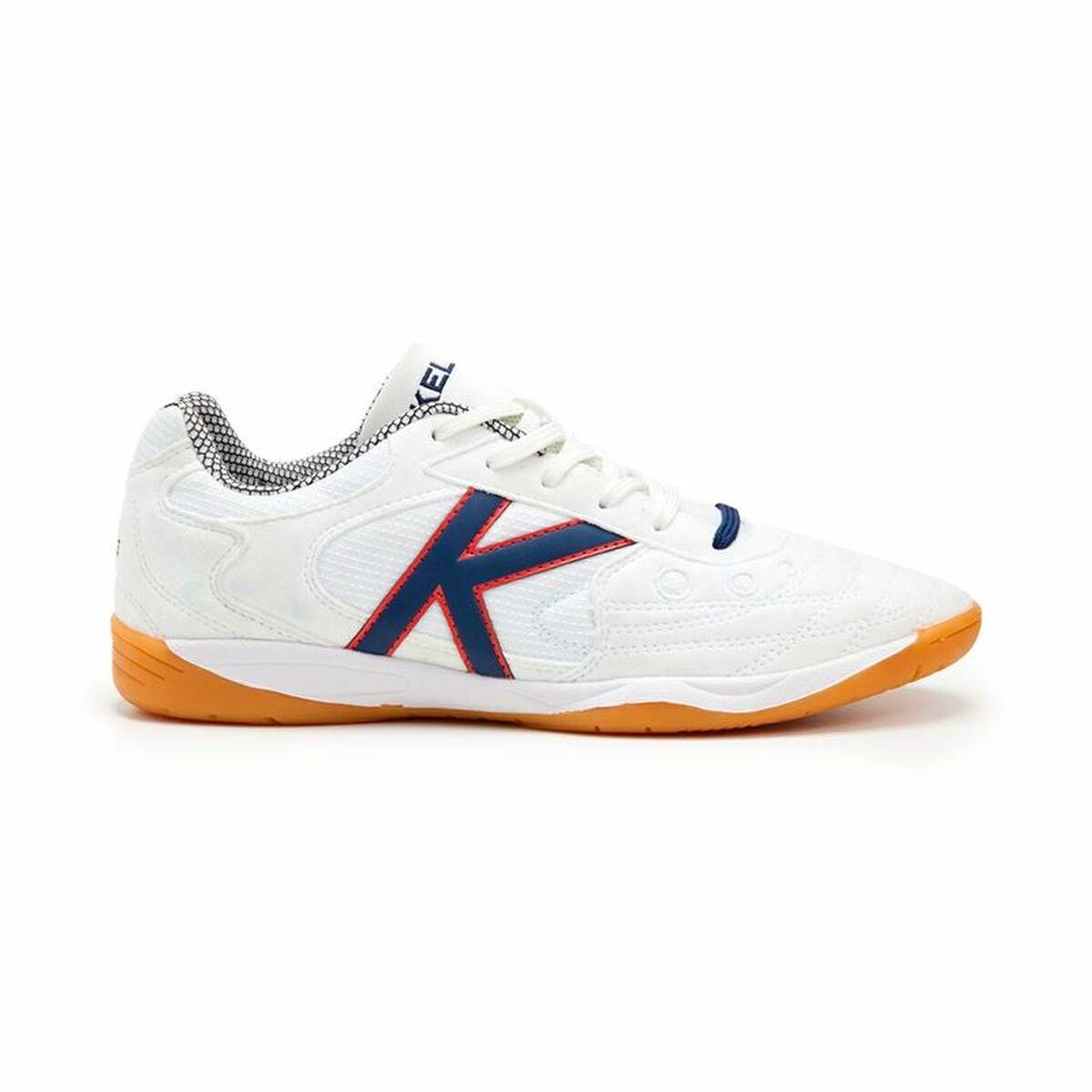 Kelme Indoor Copa Elastic indendørs fodboldstøvler - Hvid (voksen)