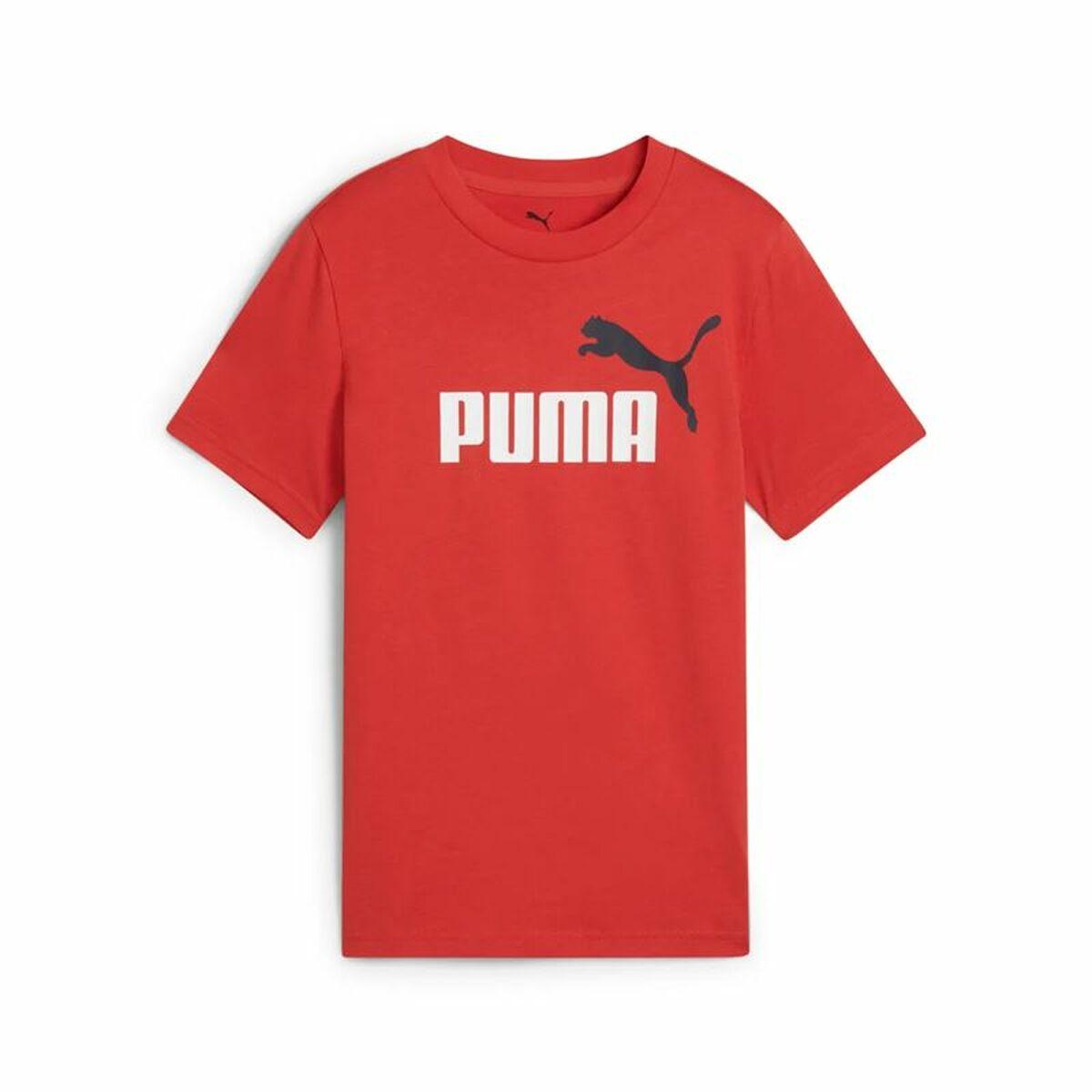 Puma Essentials 2 kortærmet T-shirt til børn, rød (9-10 år)