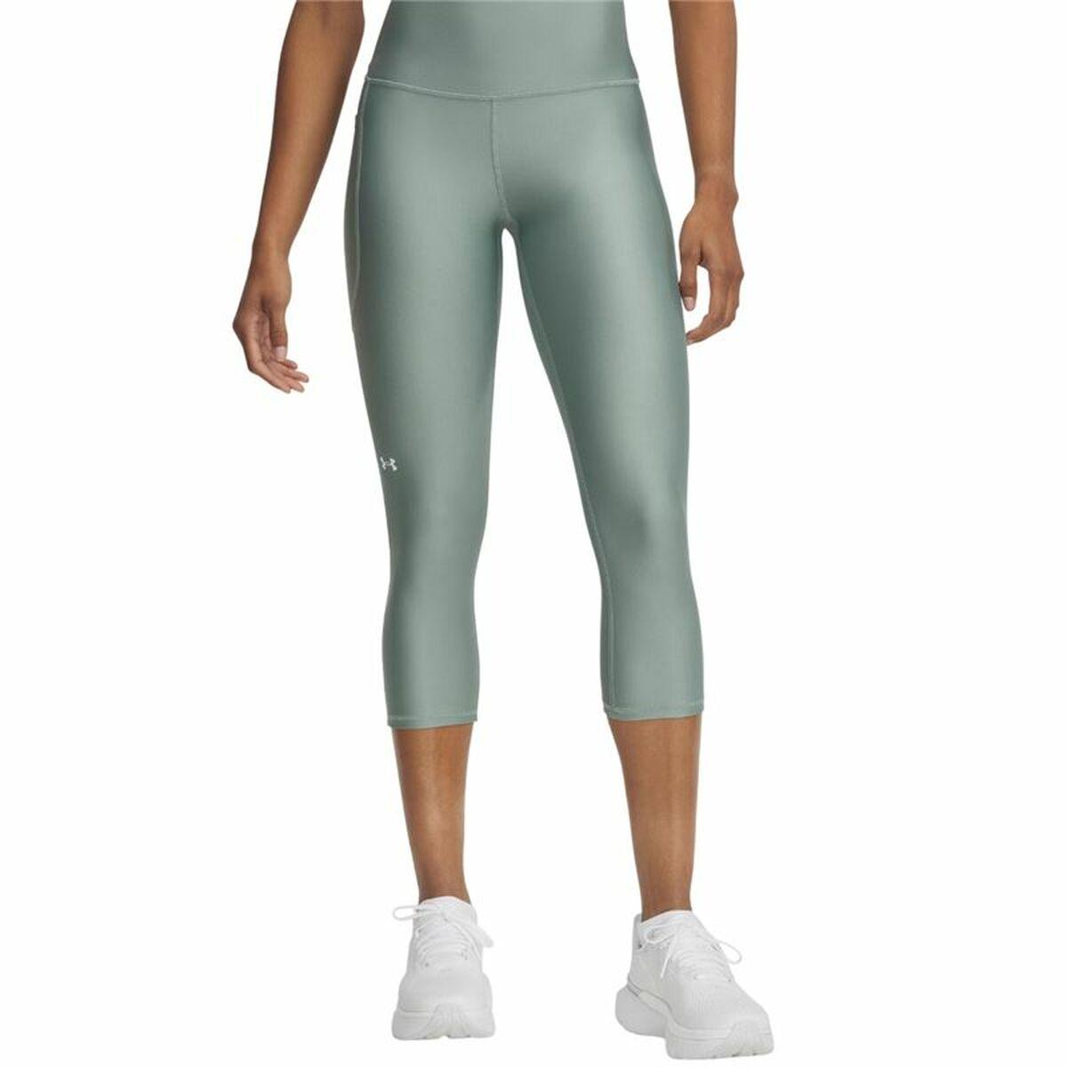 Træningstights kvinder Under Armour Tech Hi Capri - vand, XS