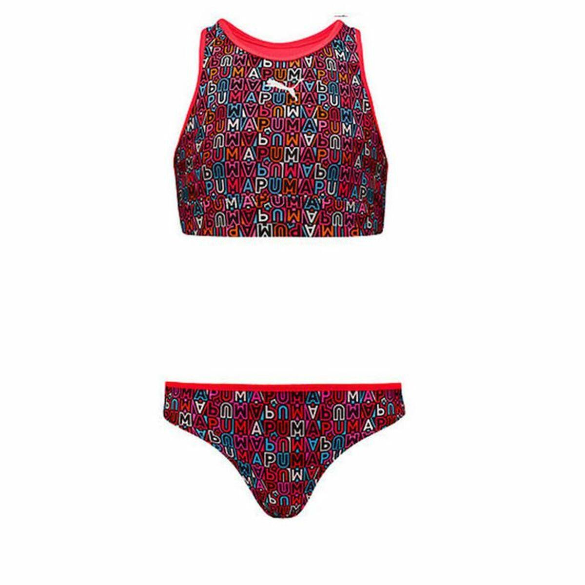 Puma bikinitrusser til piger - Printed Set, rød (13-14 år) billede