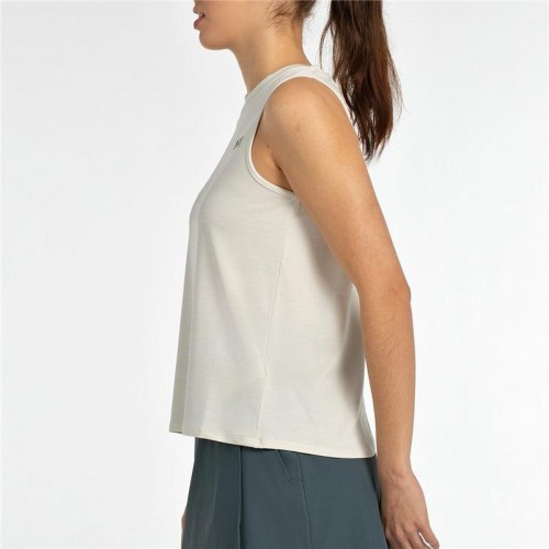 Var dame T-shirt uden ærmer - Beige, Str. S