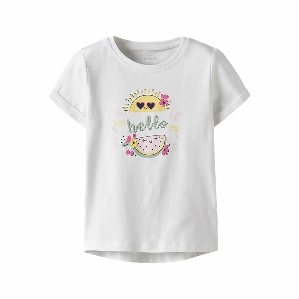 Name It Nmfvix kortærmet T-shirt til piger, 7-8 år