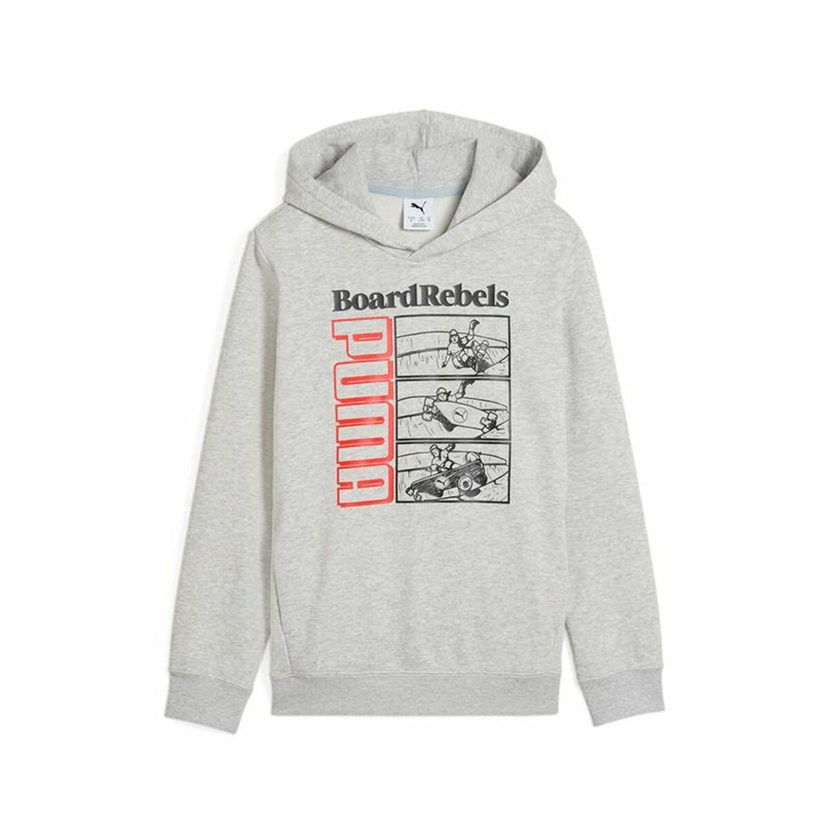 Puma Mid90S Tr B hætte-sweatshirt til børn - 9-10 år