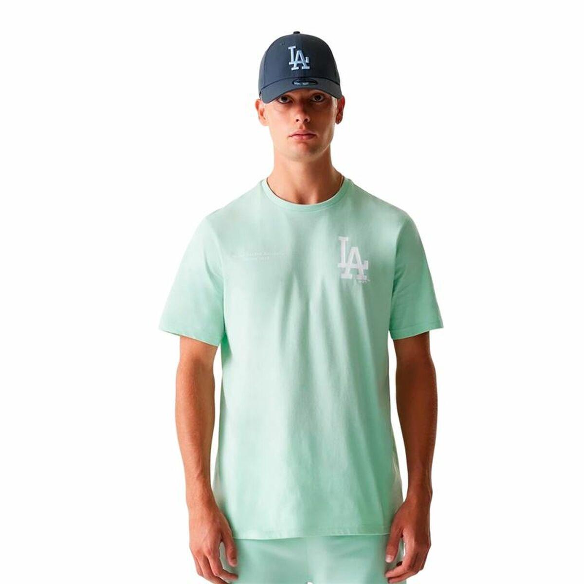 New Era herre T-shirt - MLB Arch Graphic LA, akvamarin (S)