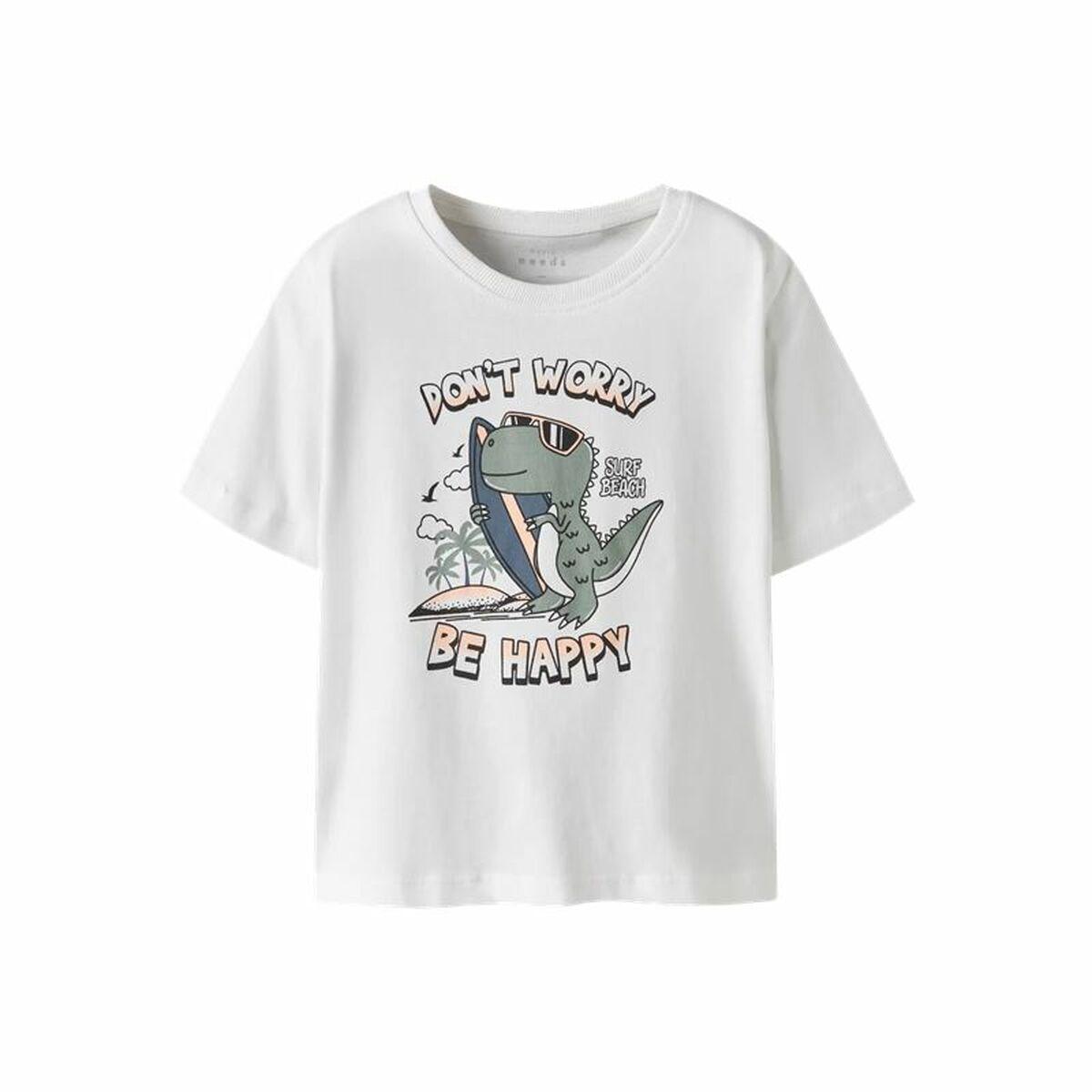 Name It Nmmvagno Loose kortærmet T-shirt til børn - 7-8 år