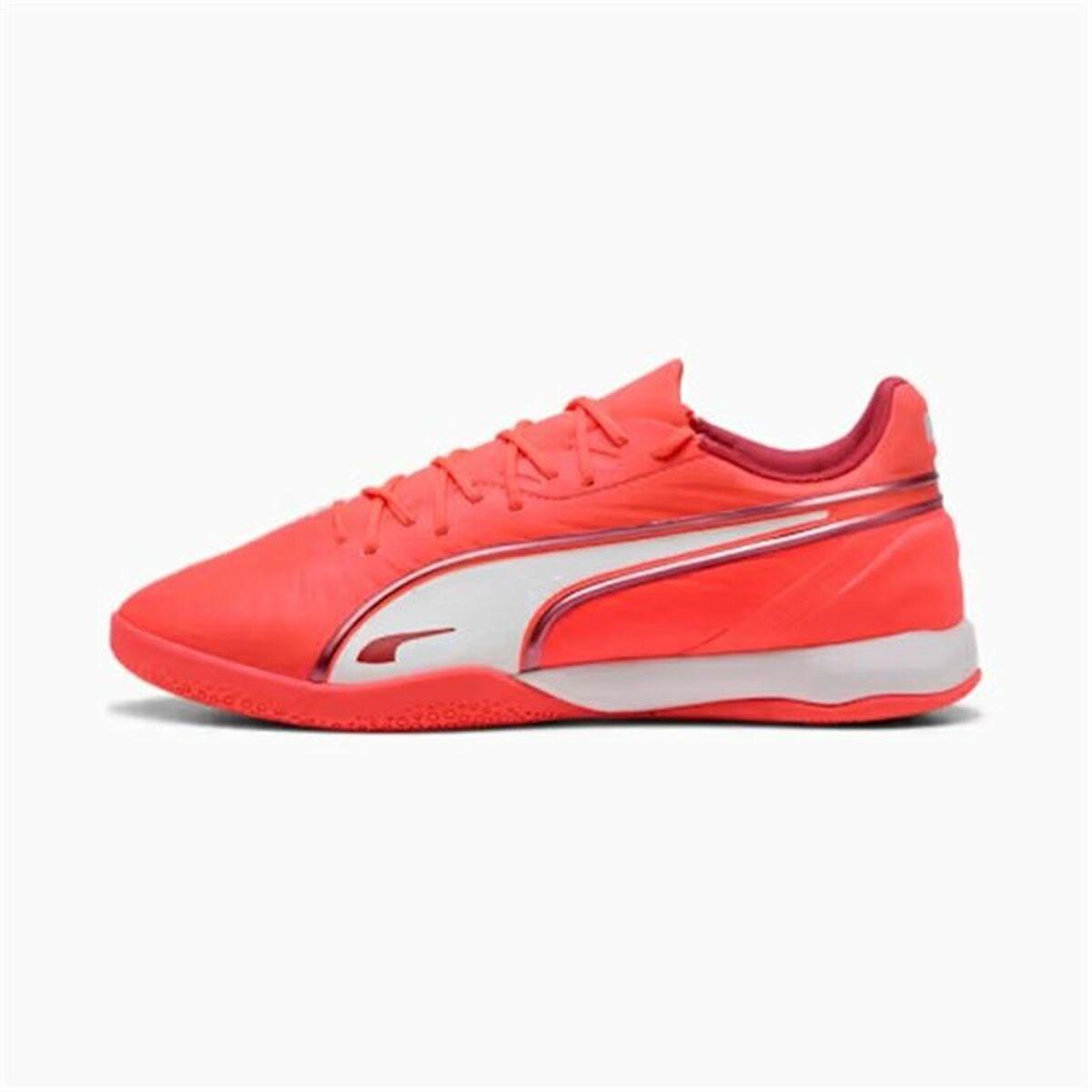 Puma King Match IT indendørs fodboldstøvler - Rød, str. 42,5