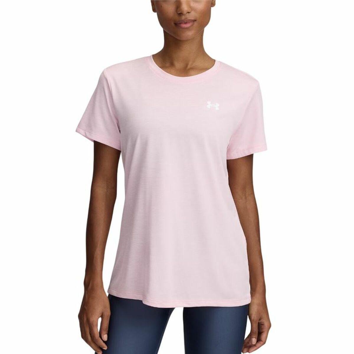 Under Armour Tech kortærmet T-shirt til mænd - Pink, M