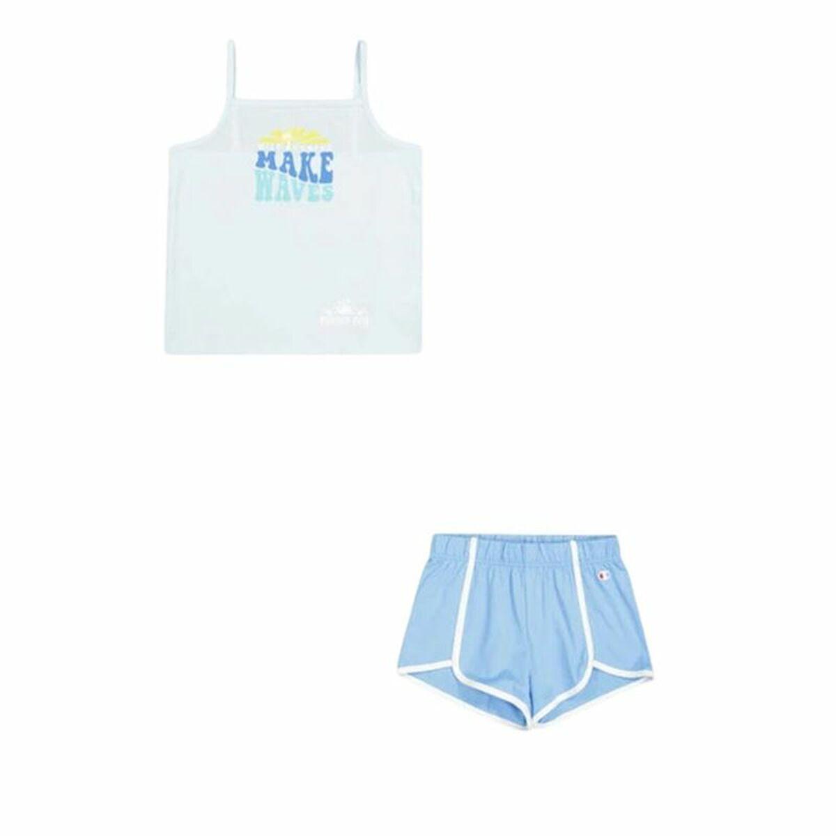 Champion sportssæt til piger - blå, 9-10 år