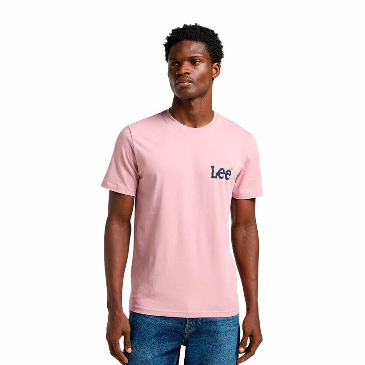 Lee kortærmet T-shirt til mænd - Medium Wobbly Lee, XL