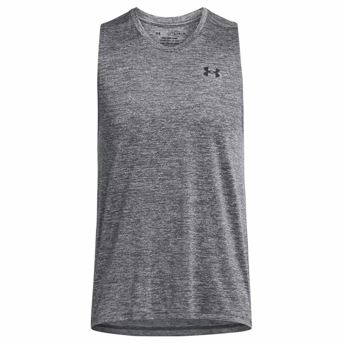 Under Armour Tech Tank - herre træningstop uden ærmer, mørkegrå (L)