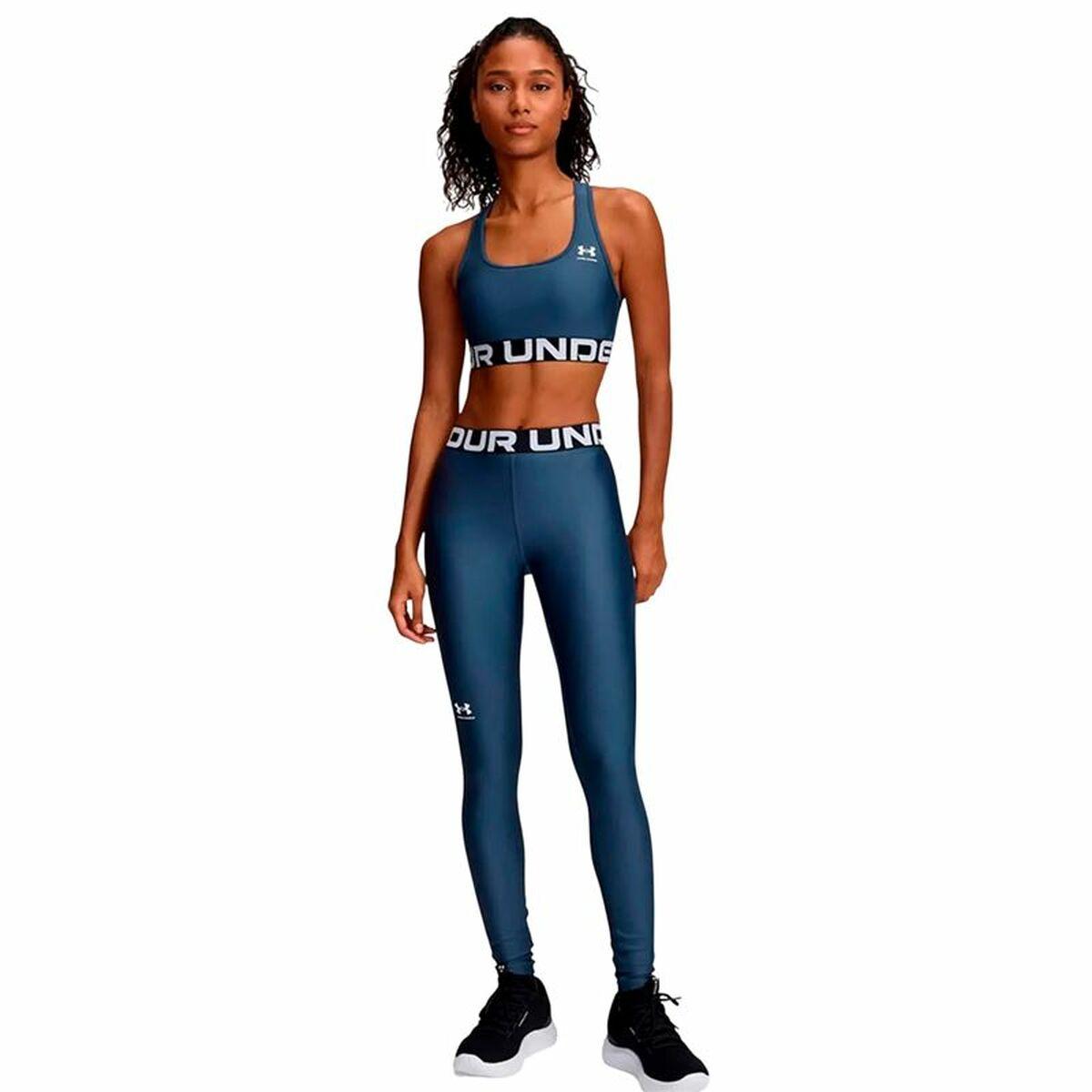 Under Armour HG Legging - dame sportsleggins, mørkegrå (XS)