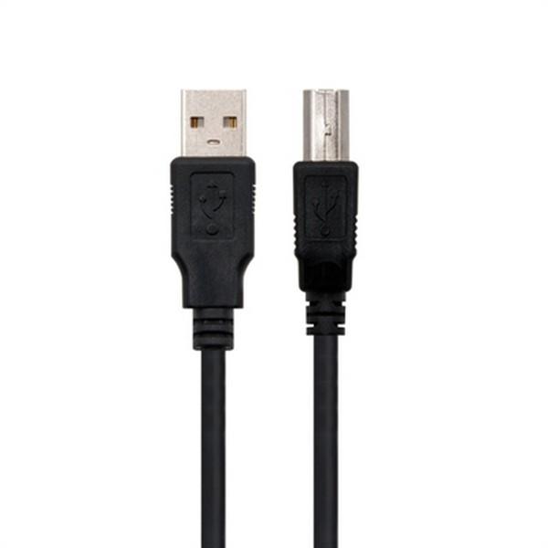 USB 2.0-kabel Ewent EC1003 Sort 1,8 m