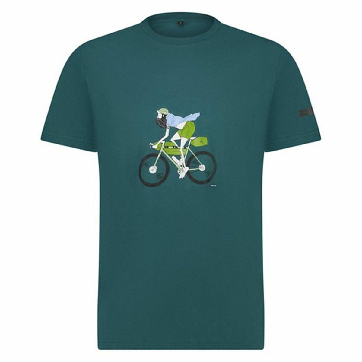 Shimano Sentiero Ltd kortærmet T-shirt til mænd - Blå, M